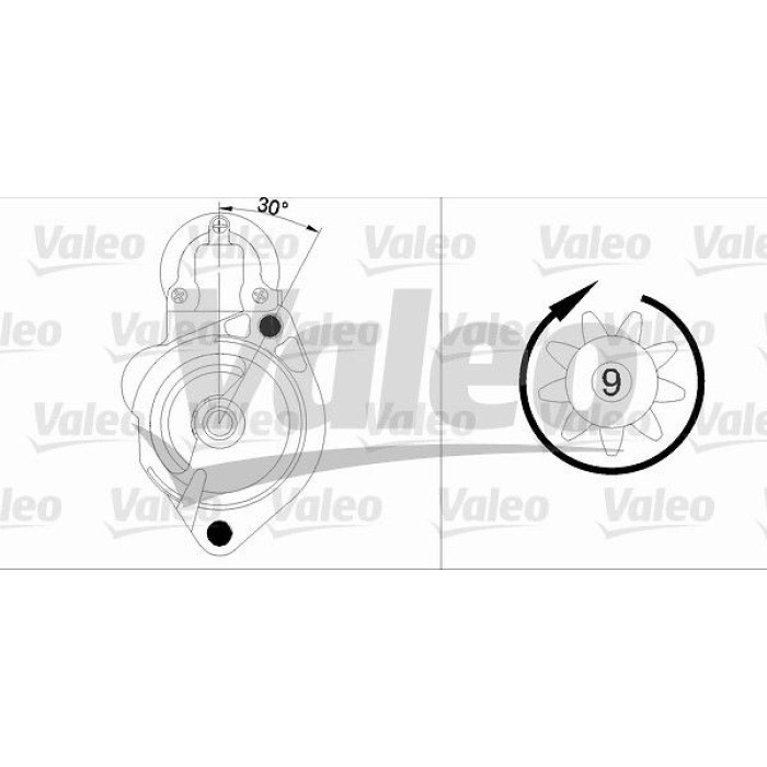 Valeo Anlasser 436030 Valeo Anlasser 436030