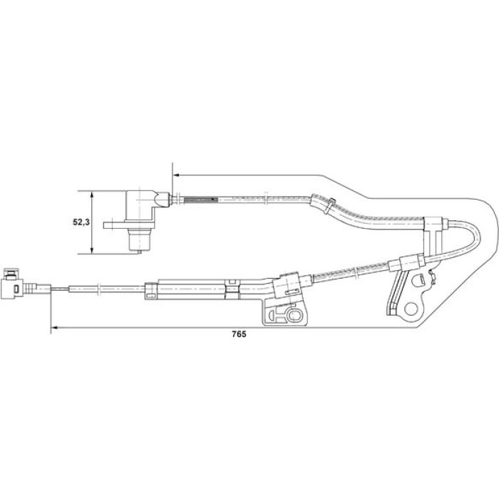 Bosch 82 403 008 ABS-Sensor Vorderachse rechts 0 265 006 677 Bosch 82 403 008 ABS-Sensor Vorderachse rechts 0 265 006 677