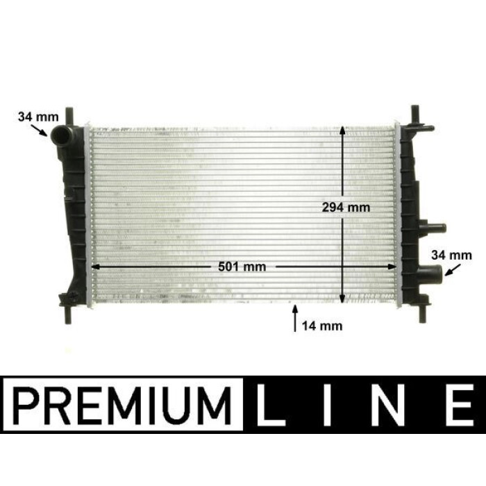 MAHLE Kühler, Motorkühlung CR 174 000P