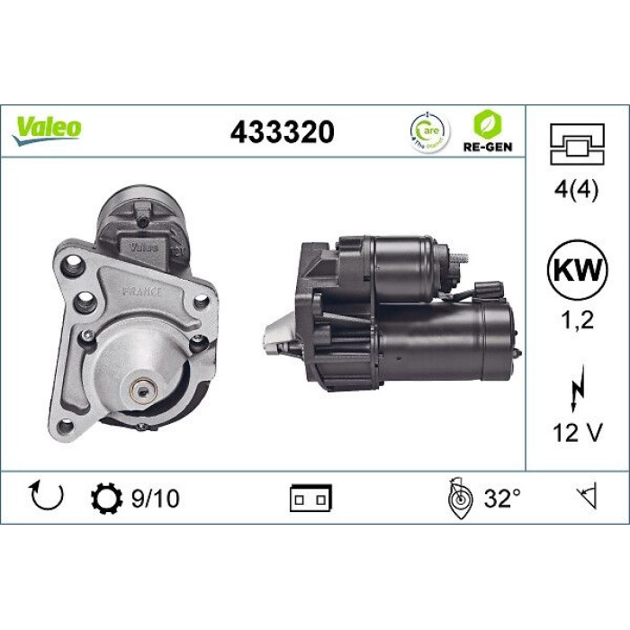 Valeo Anlasser 433320 Valeo Anlasser 433320
