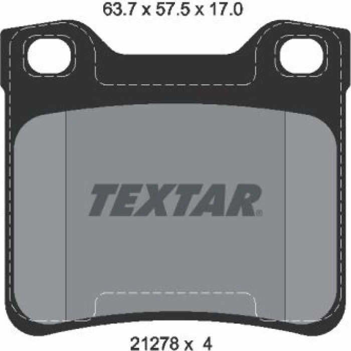 Textar Bremsbelagsatz 2127803