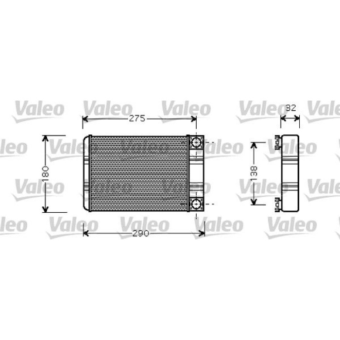 Valeo Wärmetauscher 812321 Valeo Wärmetauscher 812321