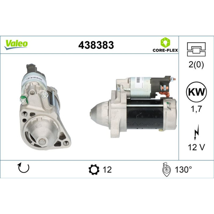 Valeo Anlasser 438383 Valeo Anlasser 438383