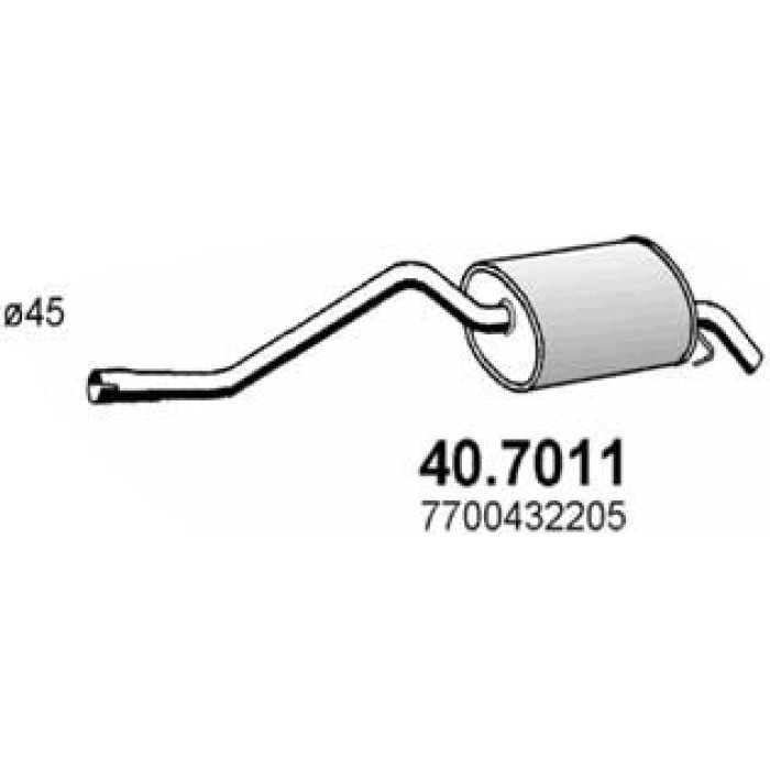 ASSO Endschalldämpfer 40.7011 ASSO Endschalldämpfer 40.7011