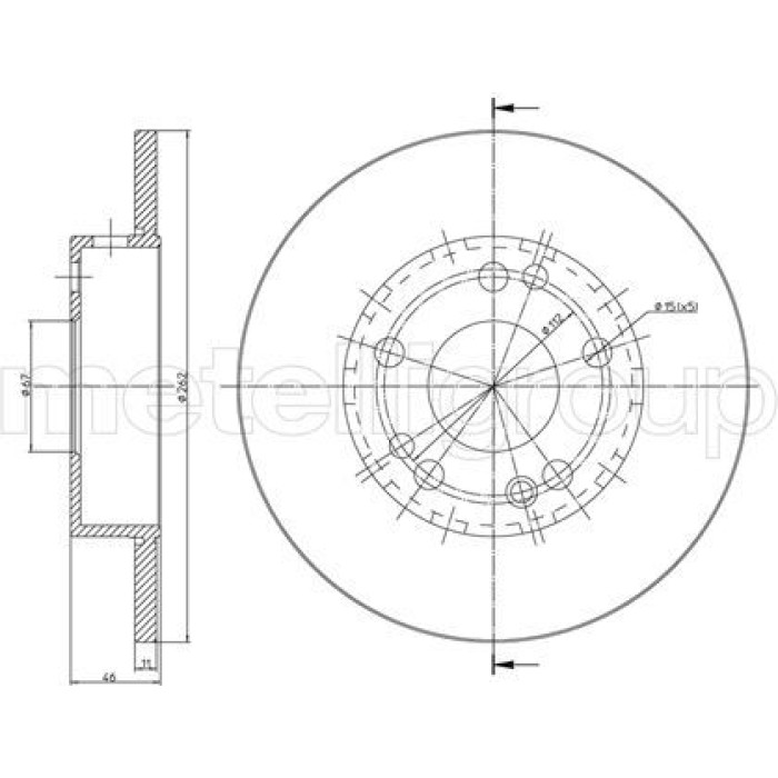 Cifam Bremsscheibe 800-103