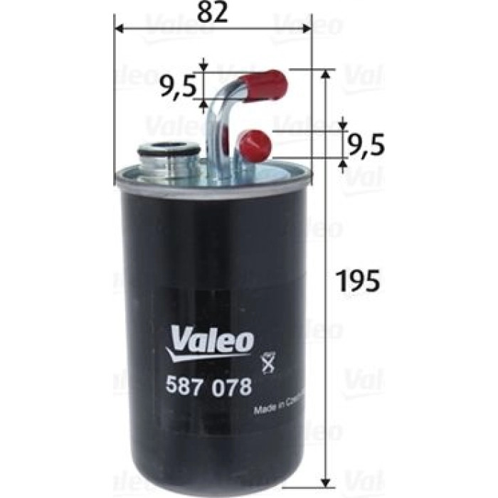Valeo Kraftstofffilter 587078 Valeo Kraftstofffilter 587078