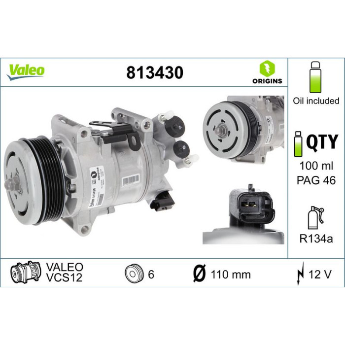 Valeo Kompressor 813430
