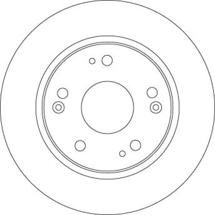 TRW Bremsscheibe Honda Civic DF4837 TRW Bremsscheibe Honda Civic DF4837