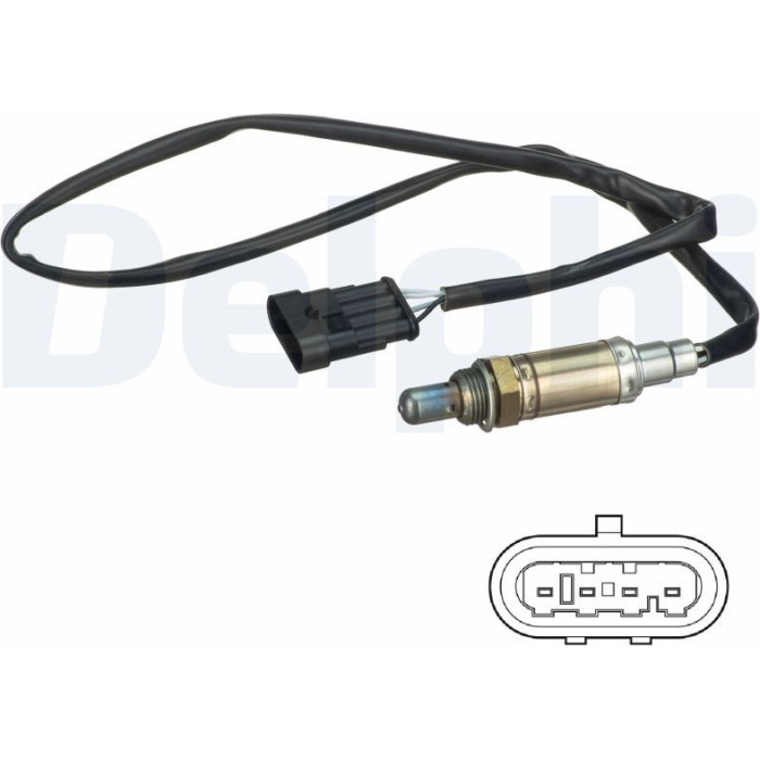 Delphi Lambdasonde ES20650-12B1 Delphi Lambdasonde ES20650-12B1