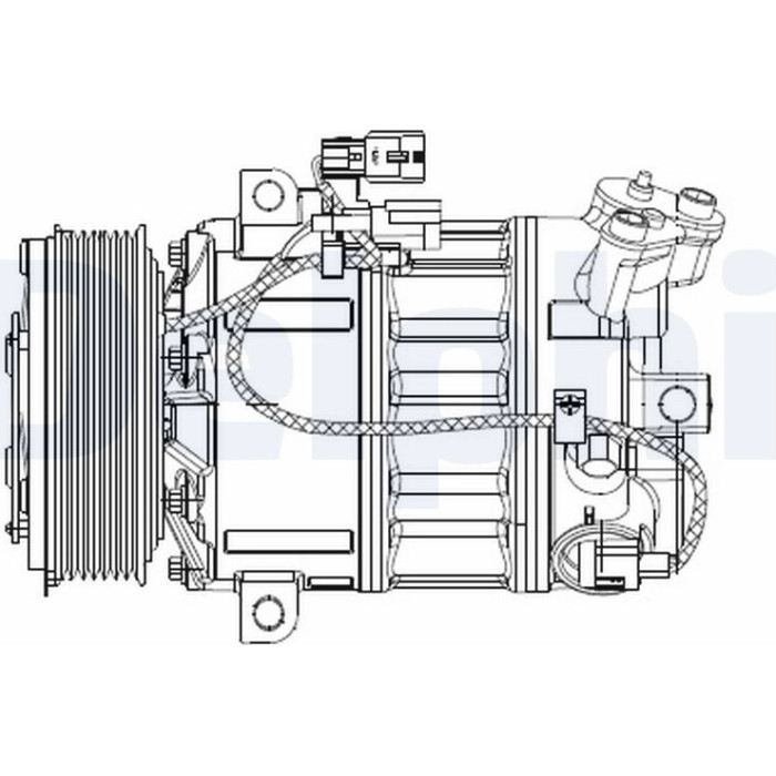 Delphi Kompressor CS20477 Delphi Kompressor CS20477