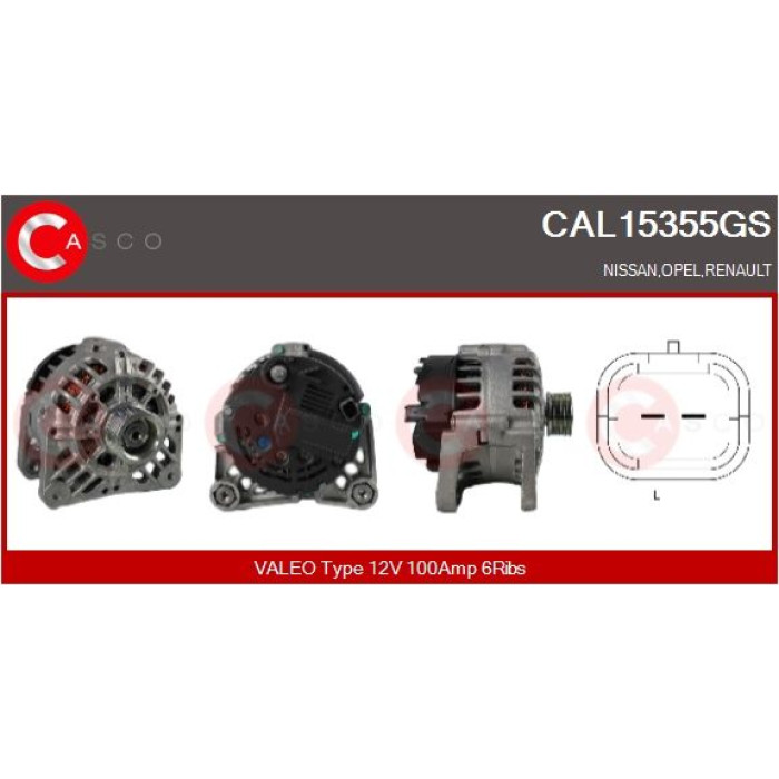 CASCO Generator CAL15355GS