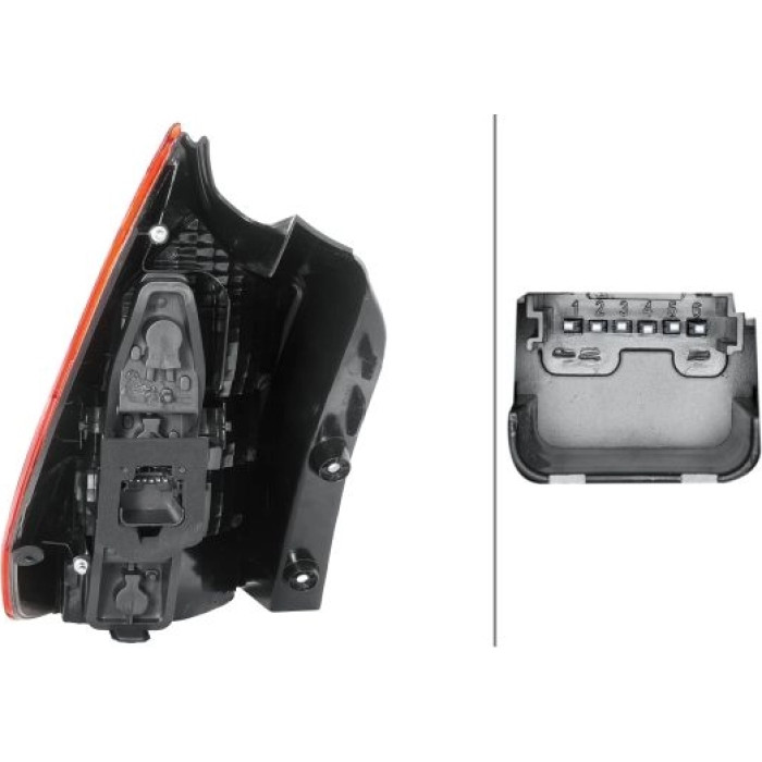 2SK 008 659-121 HELLA Heckleuchte 2SK 008 659-121 2SK 008 659-121 HELLA Heckleuchte 2SK 008 659-121