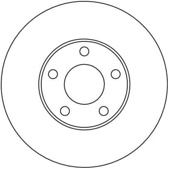 TRW Bremsscheibe DF4045