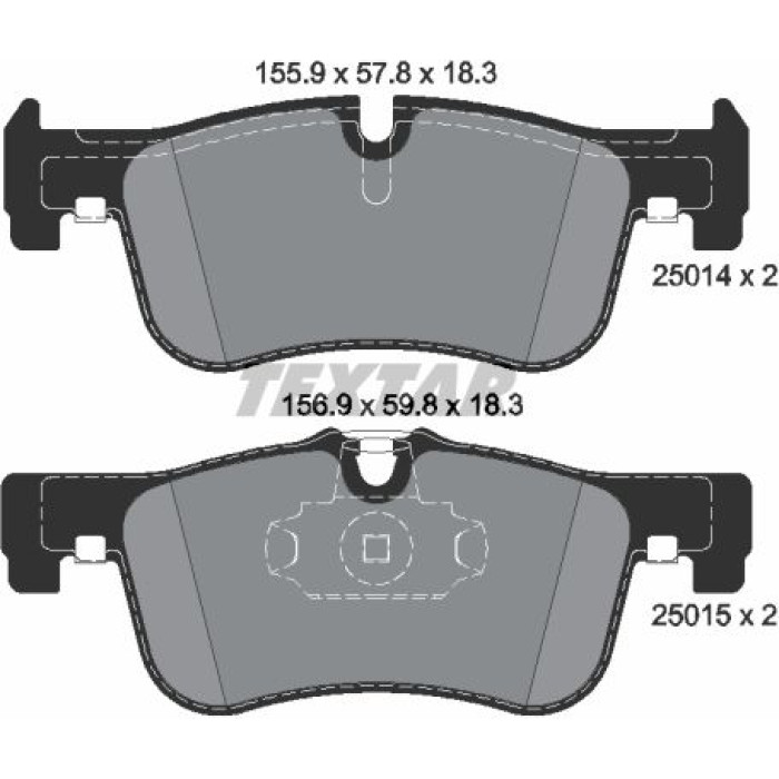 2501401 Textar Bremsbelagsatz 2501401