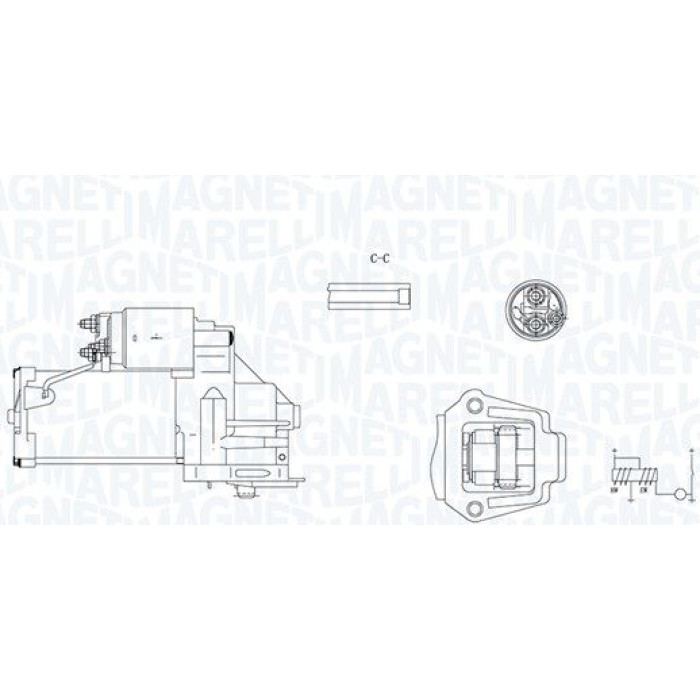 Magneti Marelli Anlasser 063721245010 Magneti Marelli Anlasser 063721245010