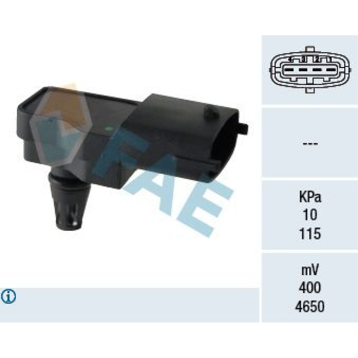 FAE Sensor, Saugrohrdruck 15104 FAE Sensor, Saugrohrdruck 15104