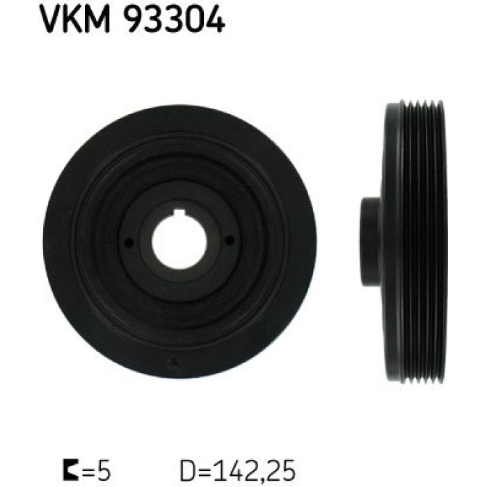 SKF Kurbelwellenriemenscheibe VKM 93304 SKF Kurbelwellenriemenscheibe VKM 93304