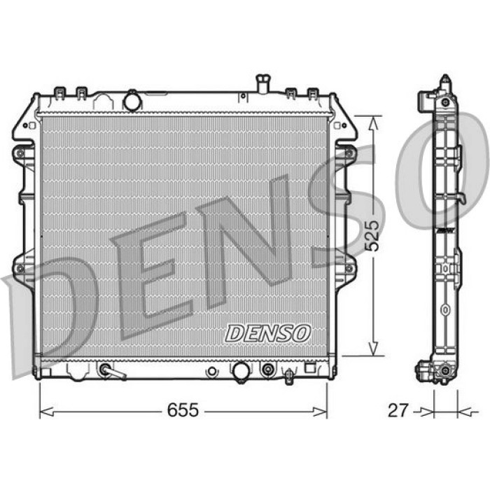 Denso Motorkühler DRM50045 Denso Motorkühler DRM50045