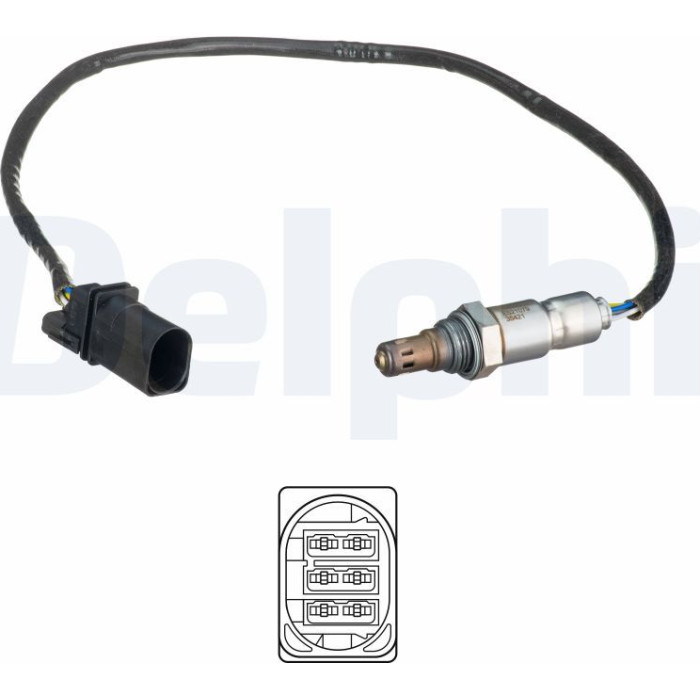ES21079-12B1 Delphi Lambdasonde ES21079-12B1