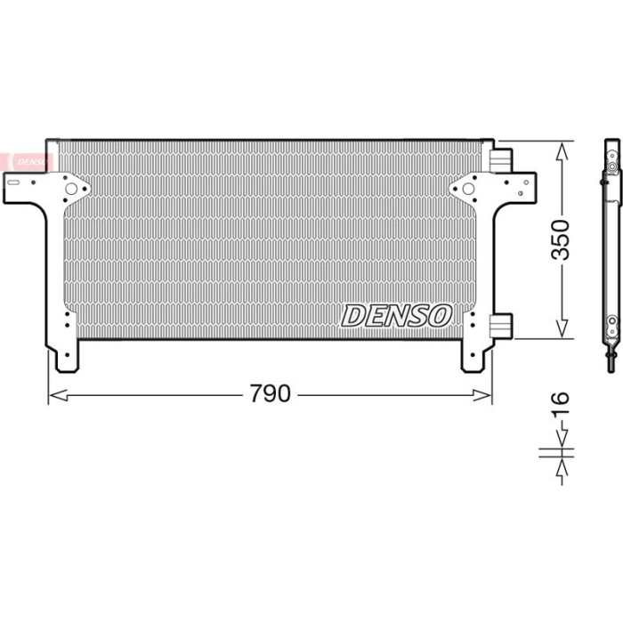 Denso Klimakondensator DCN99063