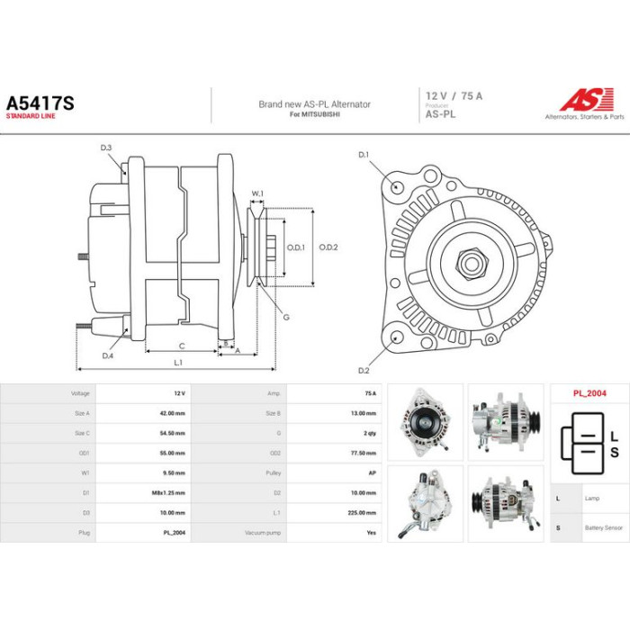AS-PL Generator A5417S