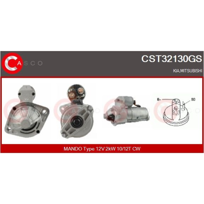 CASCO Anlasser CST32130GS CASCO Anlasser CST32130GS