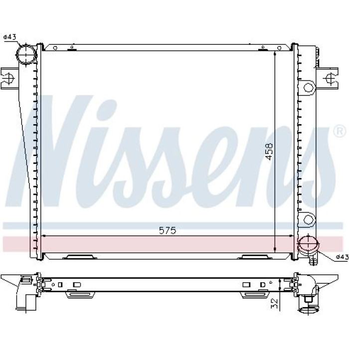 Nissens Wasserkühler PKW 60602A