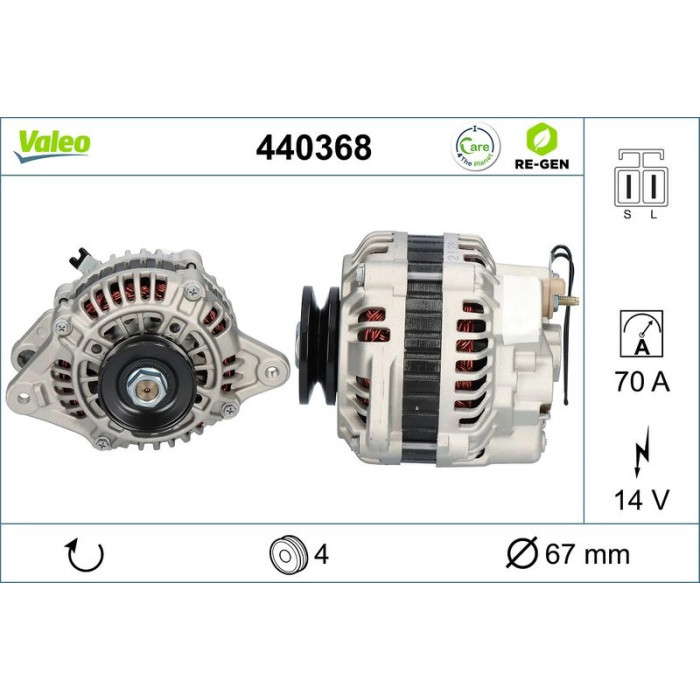 Valeo Lichtmaschine 440368 Valeo Lichtmaschine 440368