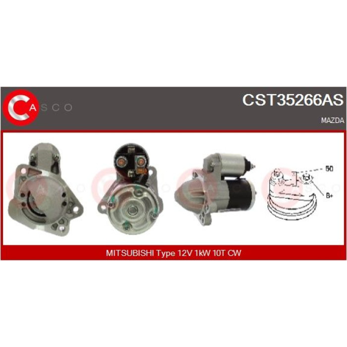 CASCO Anlasser CST35266AS CASCO Anlasser CST35266AS