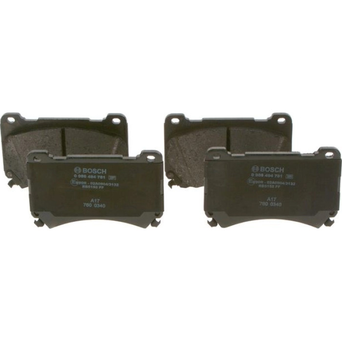 0 986 494 781 Bosch Bremsbelagsatz Vorderachse 0 986 494 781 0 986 494 781 Bosch Bremsbelagsatz Vorderachse 0 986 494 781