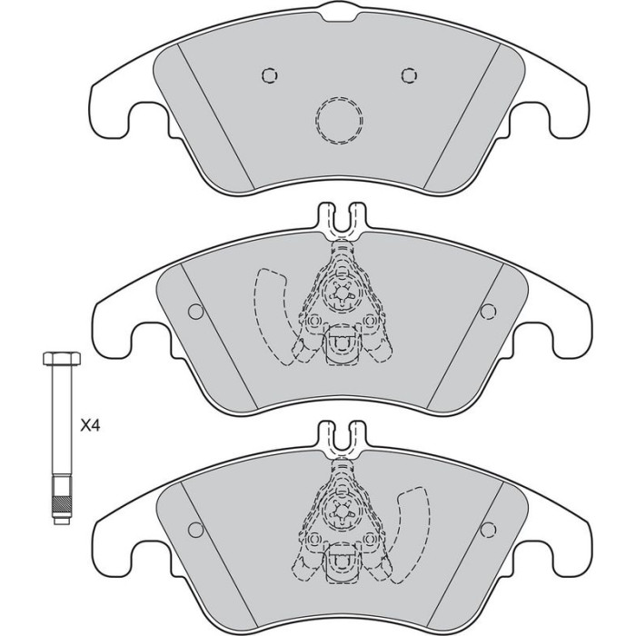 Valeo Bremsbelagsatz 601388 Valeo Bremsbelagsatz 601388