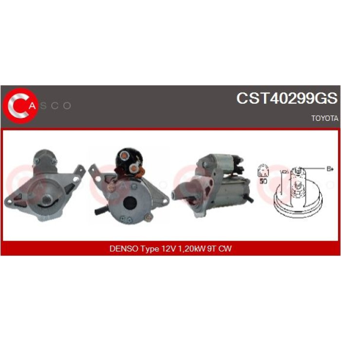 CASCO Anlasser CST40299GS CASCO Anlasser CST40299GS