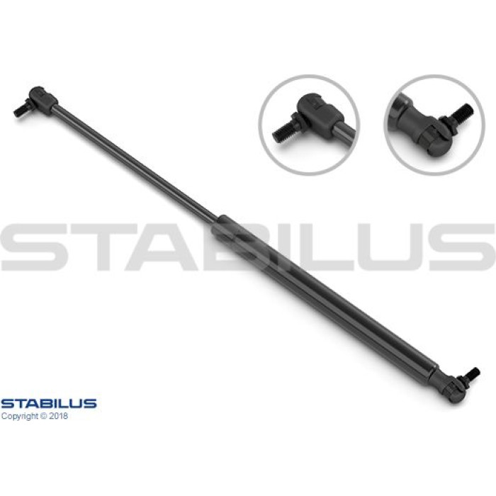 Stabilus Gasdruckfeder (Gasfeder), vorne, 350 N, 508 mm - 375735 Stabilus Gasdruckfeder (Gasfeder), vorne, 350 N, 508 mm - 375735