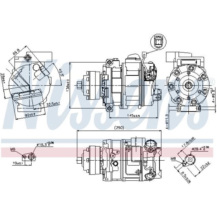 Nissens Klimakompressor PKW 89418 Nissens Klimakompressor PKW 89418