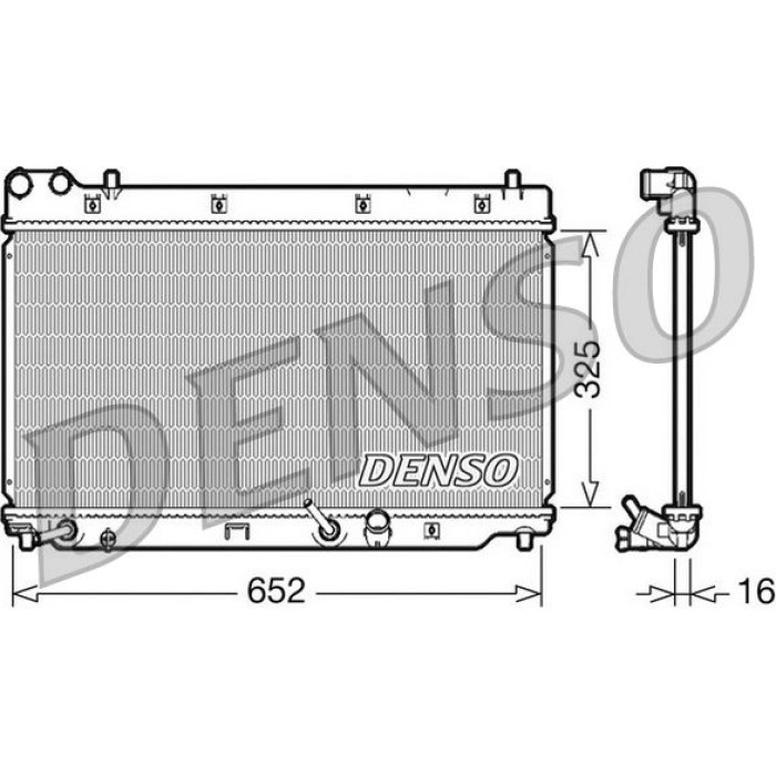 Denso Motorkühler DRM40014 Denso Motorkühler DRM40014