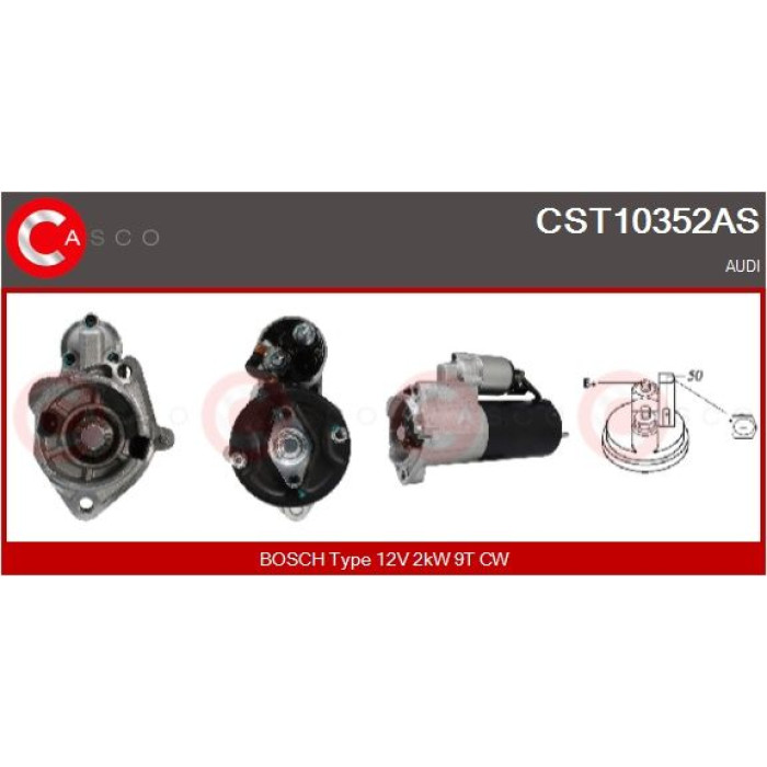 CASCO Anlasser CST10352AS CASCO Anlasser CST10352AS