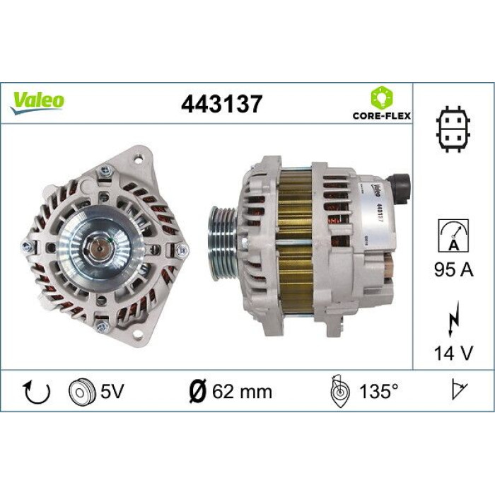 Valeo Lichtmaschine 443137