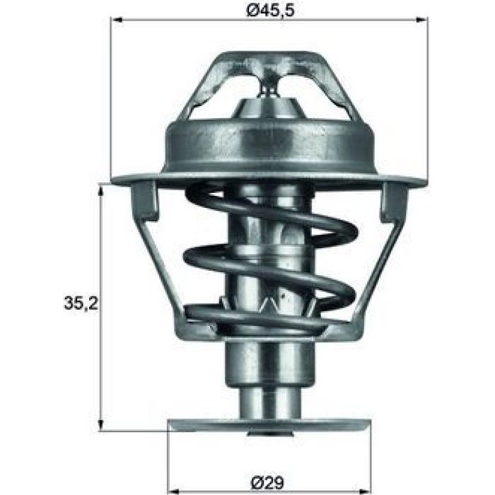 Thermostateinsatz mit Dichtung TX 81 89D Thermostateinsatz mit Dichtung TX 81 89D