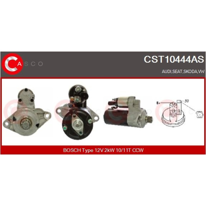 CASCO Anlasser CST10444AS CASCO Anlasser CST10444AS