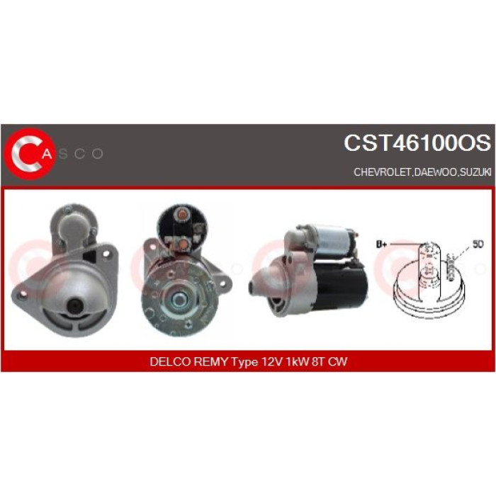 CASCO Anlasser CST46100OS CASCO Anlasser CST46100OS