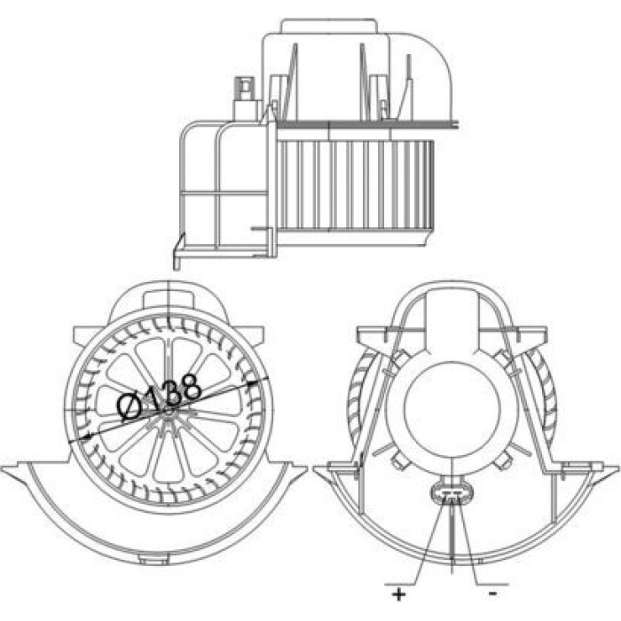 MAHLE Innenraumgebläse AB 113 000S MAHLE Innenraumgebläse AB 113 000S