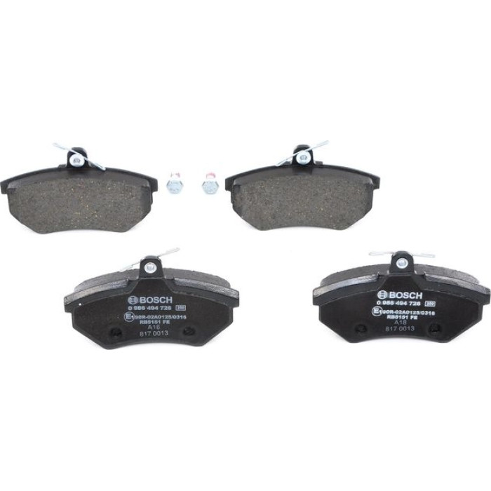 Bosch Bremsbelagsatz 0 986 494 726 Bosch Bremsbelagsatz 0 986 494 726