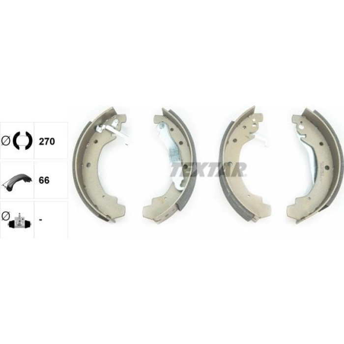 Textar Bremsbackensatz 91028900