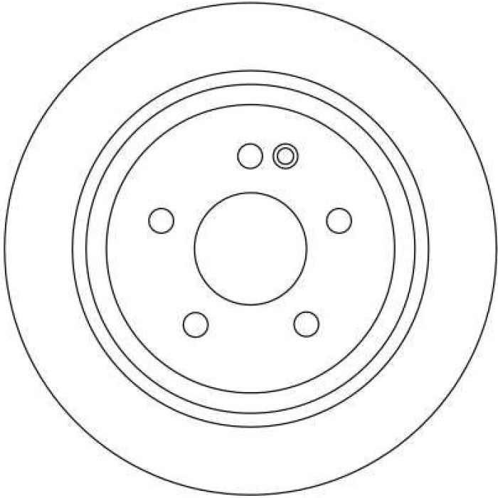 TRW Bremsscheibe Mercedes-Benz Vito 03 DF4356 TRW Bremsscheibe Mercedes-Benz Vito 03 DF4356