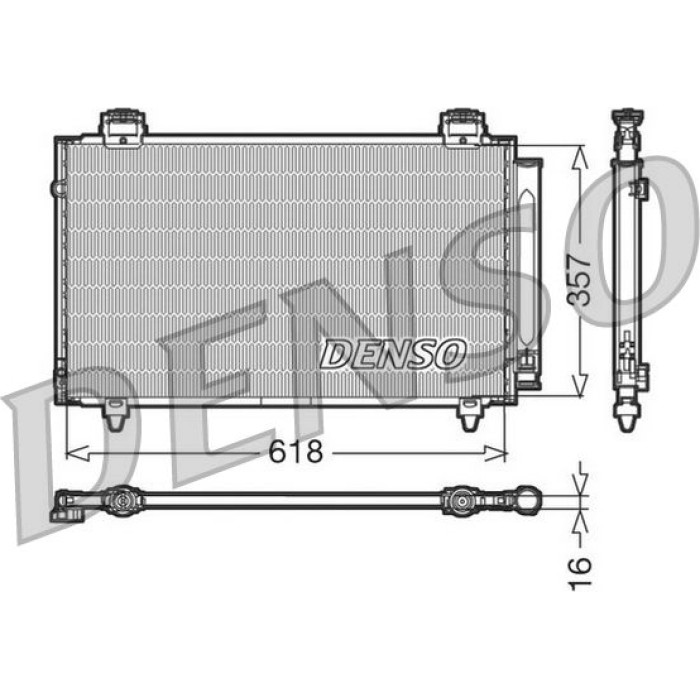 Denso Klimakondensator DCN50004 Denso Klimakondensator DCN50004