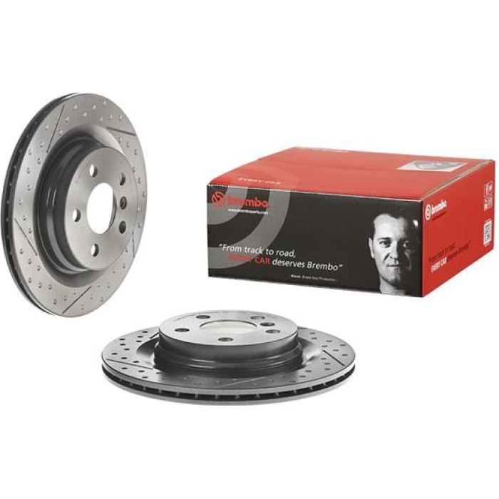 Brembo Bremsscheibe Hinterachse 09.C743.21 Brembo Bremsscheibe Hinterachse 09.C743.21