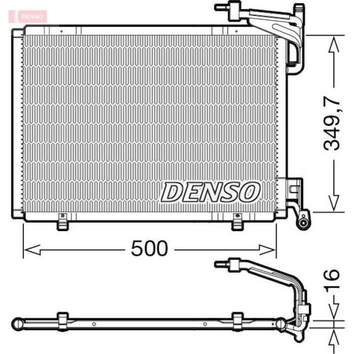 Denso Klimakondensator DCN10055 Denso Klimakondensator DCN10055