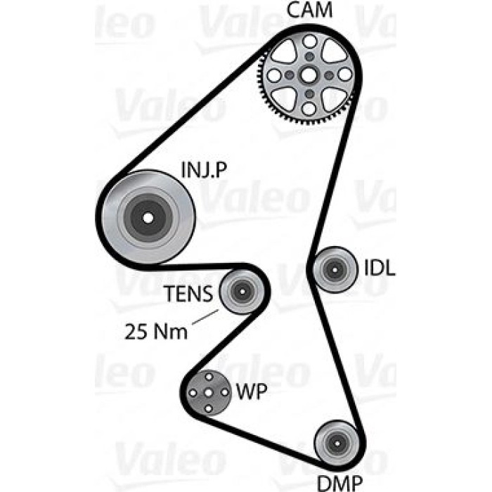 614557 Valeo Steuertriebssatz 614557 614557 Valeo Steuertriebssatz 614557