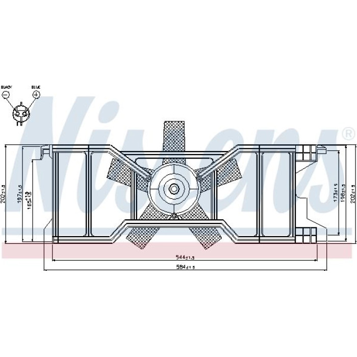 Nissens Kühlerlüfter PKW 85630 Nissens Kühlerlüfter PKW 85630