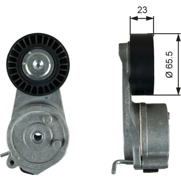 Gates Spannrolle T39346 Gates Spannrolle T39346